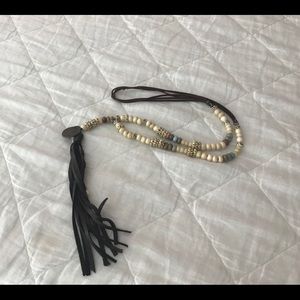 Long boho necklace